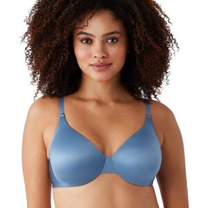 Wacoal Inner Sheen Underwire Bra blue size: 36DD